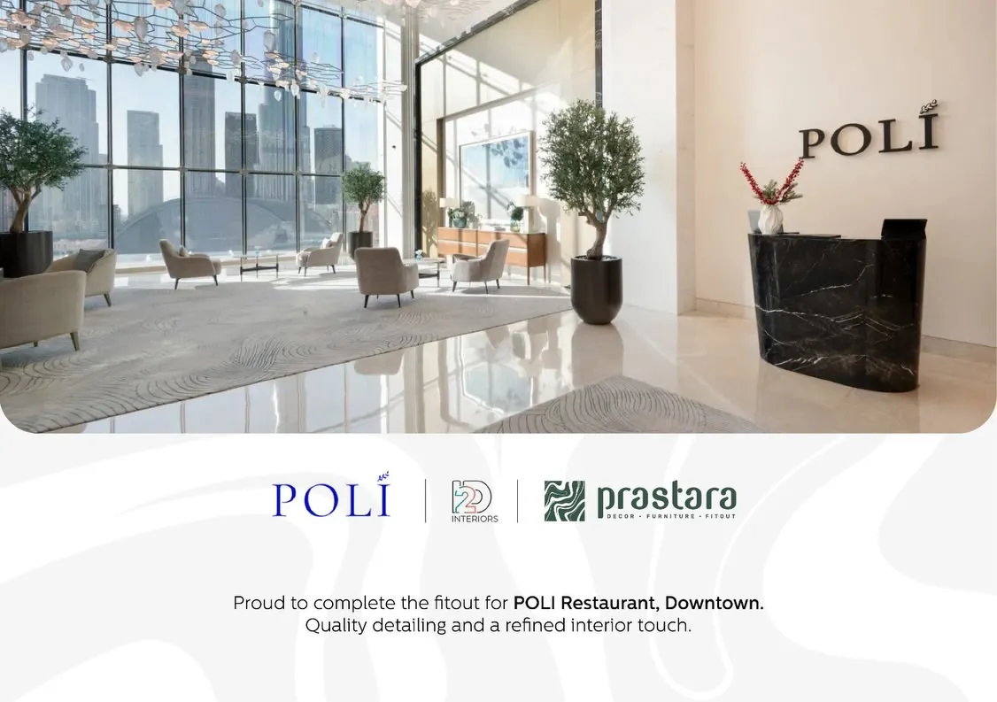 POLI Restaurant — Downtown Dubai — finished space 6